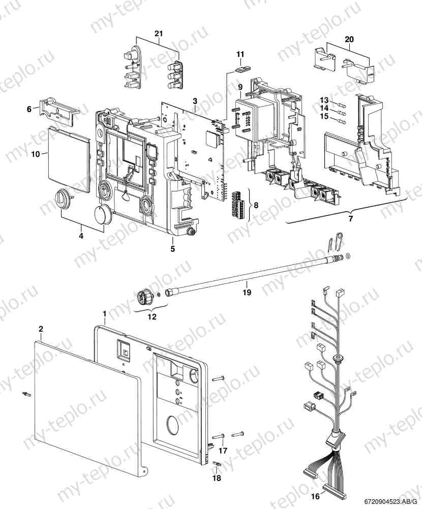 Купить запчасти Buderus Logamax U054-24К в Твери