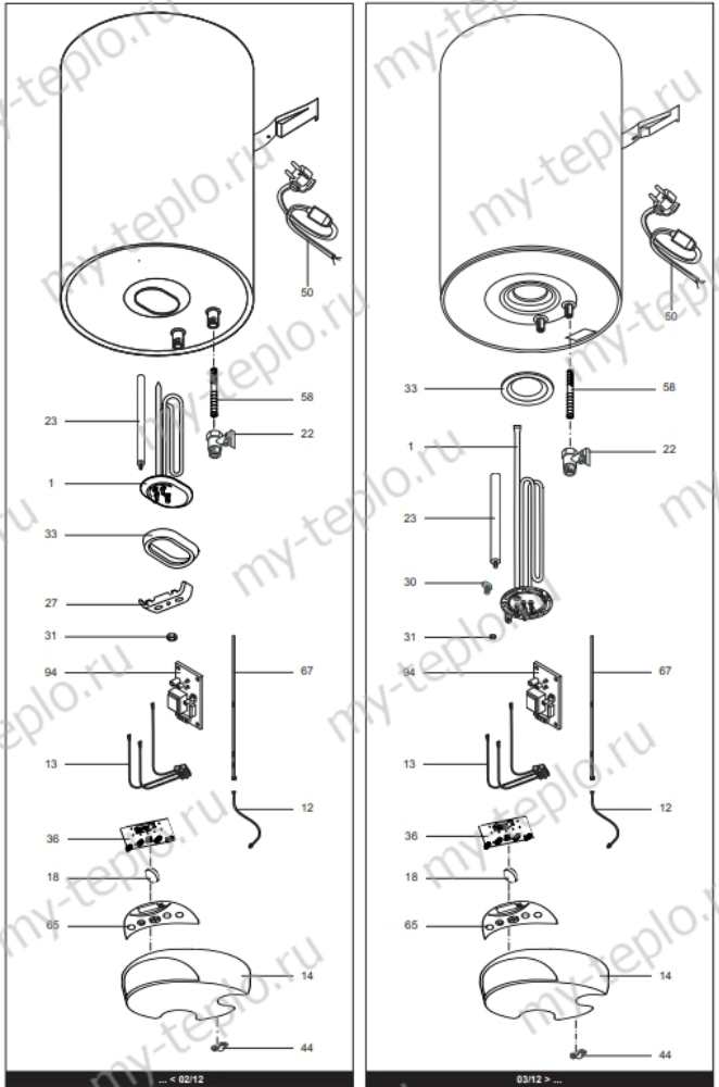 Запчасти Ariston ABS PRO PLUS PW 80 V SLIM купить в Твери