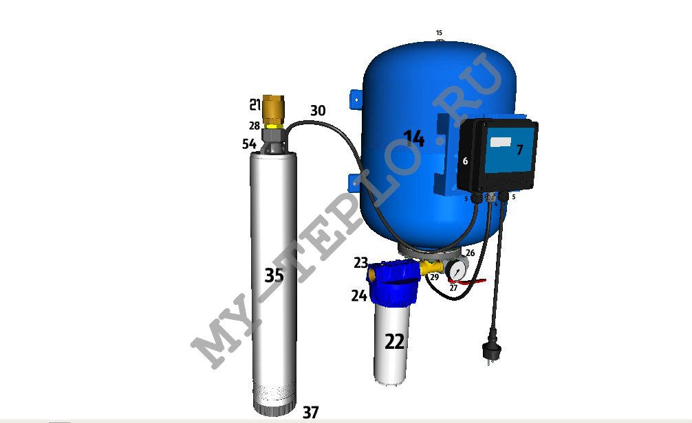 запчасти Джилекс Водомет 60/72 ДОМ
