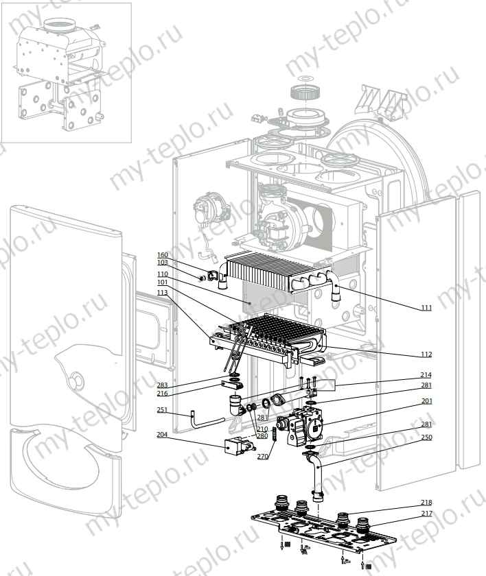 Запчасти Ariston CLAS EVO SYSTEM 24 FF купить в Твери