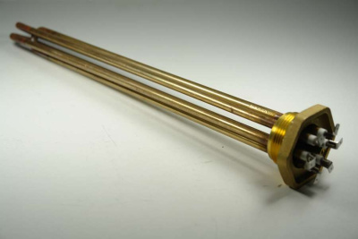 ТЭН для водонагревателя, медный, 6000 Вт (3х2000) RDT ER (68994)