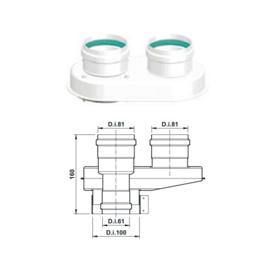 Адаптер для котла CHAFFOTEAUX Pigma Ultra любой мощности, комплект (ADAPTpigultra)