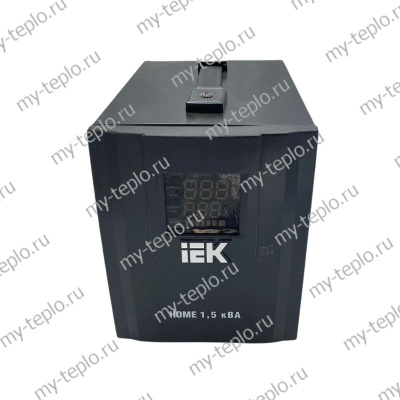 Стабилизатор напряжения IEK HOME СНР 1-0-1,5 кВА (220 В, 1,5 кВт, переносной) (IVS20-1-01500)