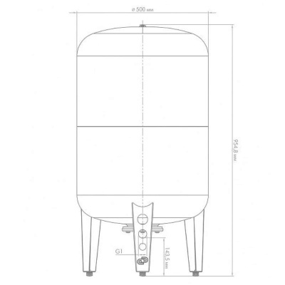 Гидроаккумулятор Джилекс 150 В (7151)
